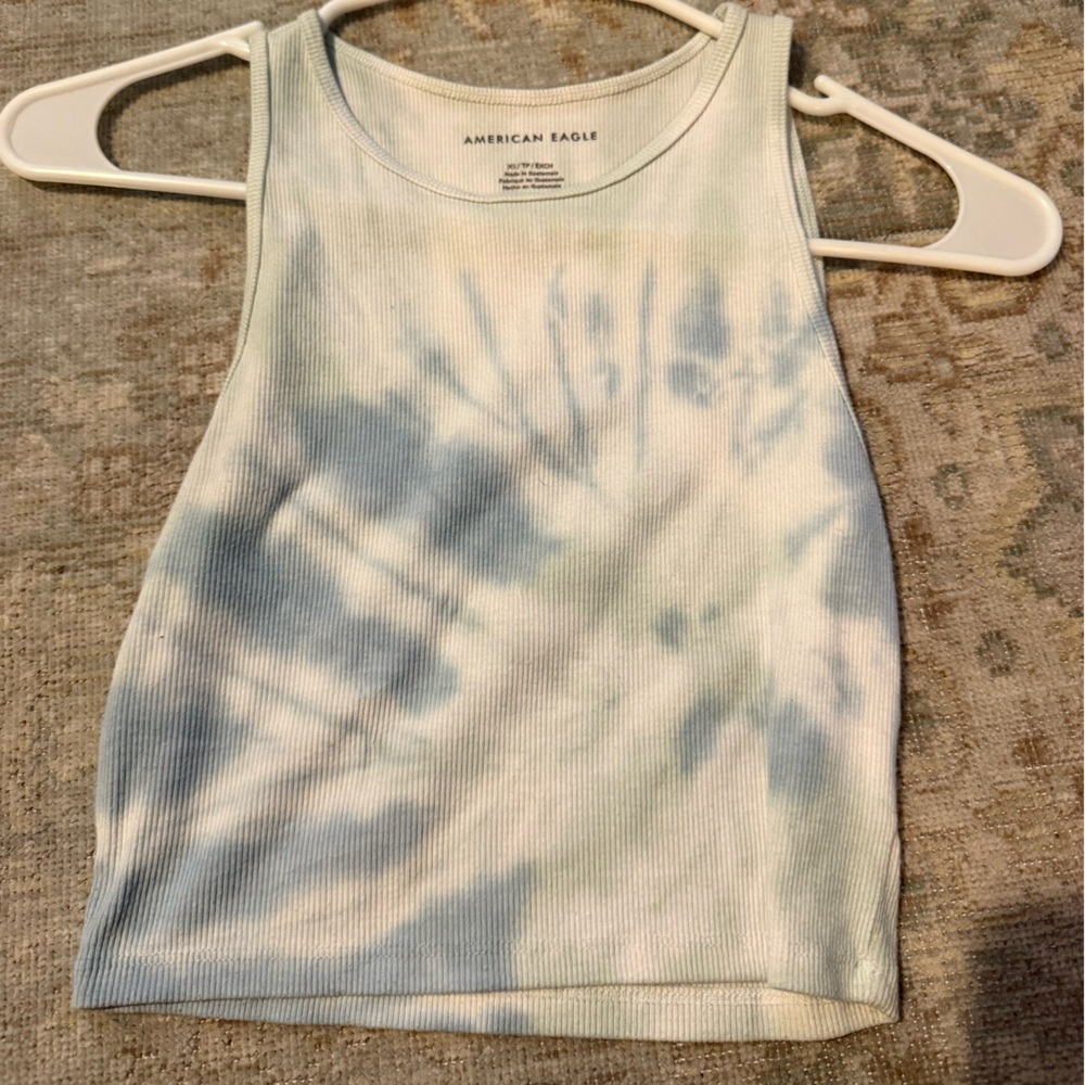 American eagle tie dye tank top